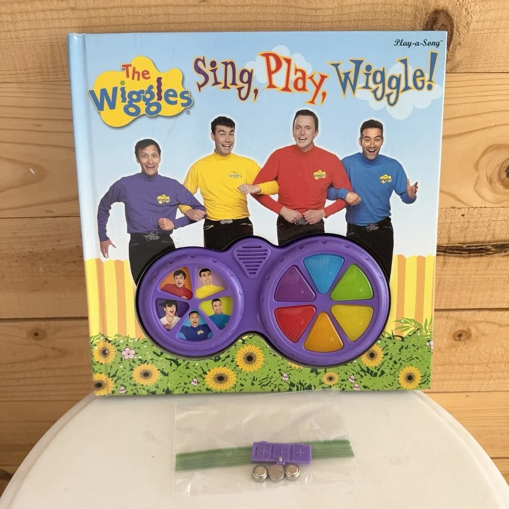 VTG Sing‎ Play Wiggle Interactive Book Songs Music Light Up Board The Wiggles Tv
